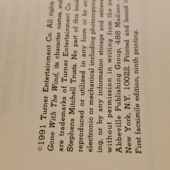 Gone With The Wind Cook Book 1991 - Picture 3 of 4